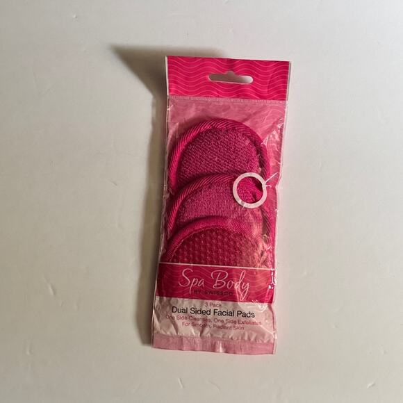 Spa Body Beauty Self-care Makeup Remover Scrub Dual Sided Facial Pads - Picture 6 of 6